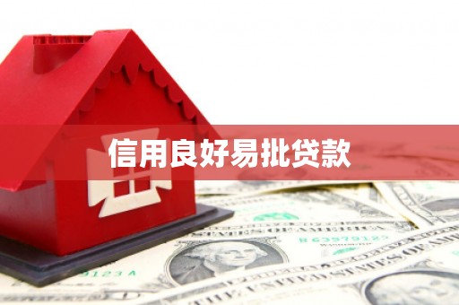 来宾信用良好易批贷款