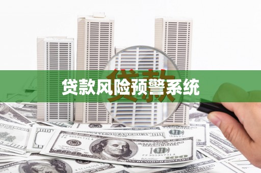 来宾贷款风险预警系统