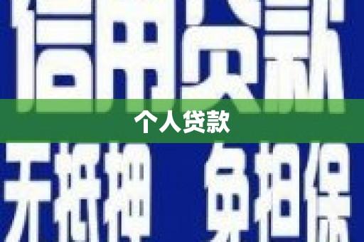 来宾个人贷款