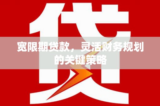 来宾宽限期贷款，灵活财务规划的关键策略