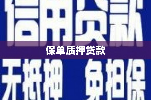 来宾保单质押贷款