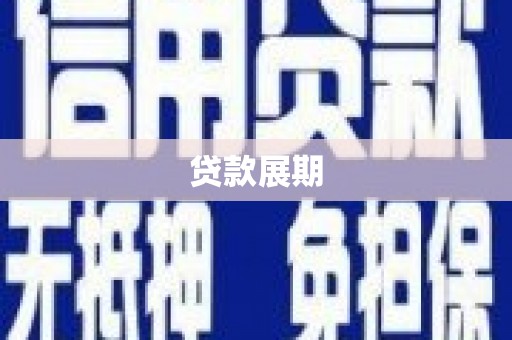 来宾贷款展期
