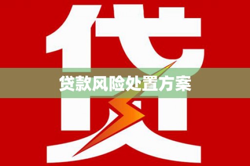 来宾贷款风险处置方案