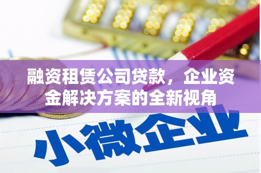 来宾融资租赁公司贷款，企业资金解决方案的全新视角