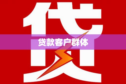 来宾贷款客户群体
