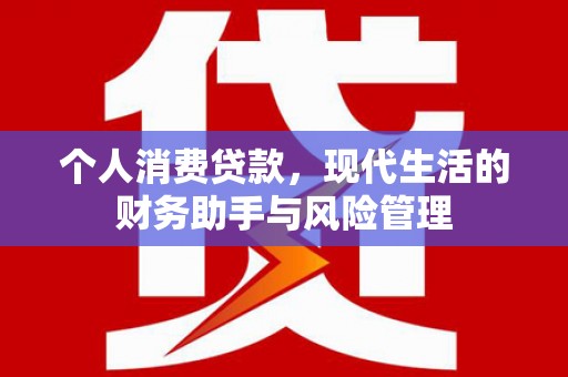 来宾个人消费贷款，现代生活的财务助手与风险管理