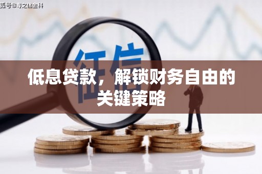 来宾低息贷款，解锁财务自由的关键策略