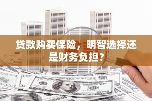来宾贷款购买保险，明智选择还是财务负担？