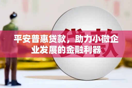来宾平安普惠贷款，助力小微企业发展的金融利器