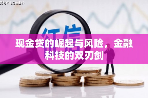 来宾现金贷的崛起与风险，金融科技的双刃剑