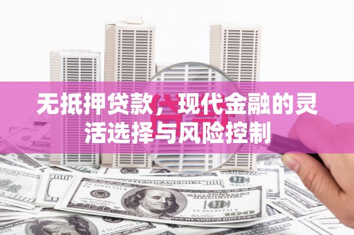 来宾无抵押贷款，现代金融的灵活选择与风险控制