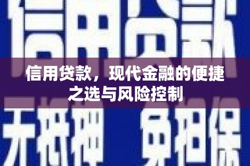 来宾信用贷款，现代金融的便捷之选与风险控制