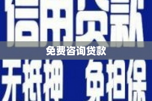 来宾免费咨询贷款