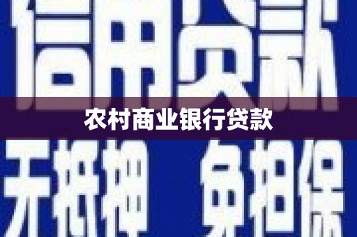 来宾农村商业银行贷款