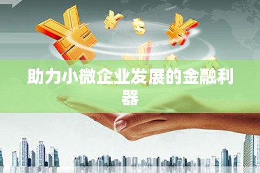 来宾助力小微企业发展的金融利器