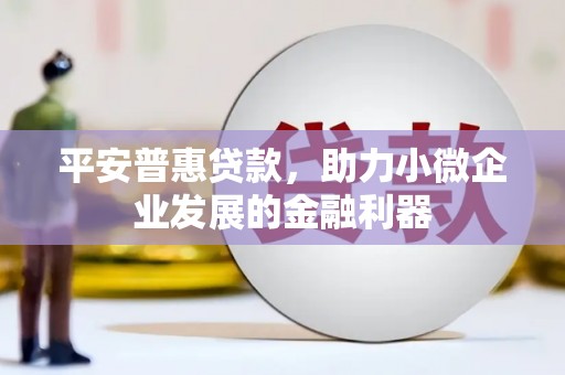 来宾平安普惠贷款，助力小微企业发展的金融利器