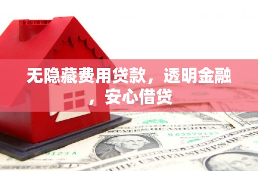 来宾无隐藏费用贷款，透明金融，安心借贷