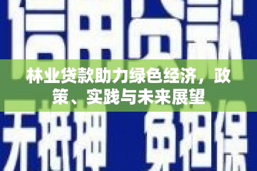 来宾林业贷款助力绿色经济，政策、实践与未来展望