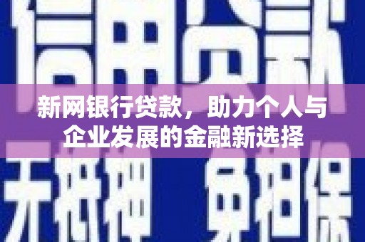 来宾新网银行贷款，助力个人与企业发展的金融新选择