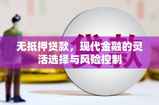 来宾无抵押贷款，现代金融的灵活选择与风险控制