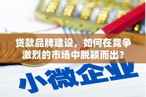 来宾贷款品牌建设，如何在竞争激烈的市场中脱颖而出？