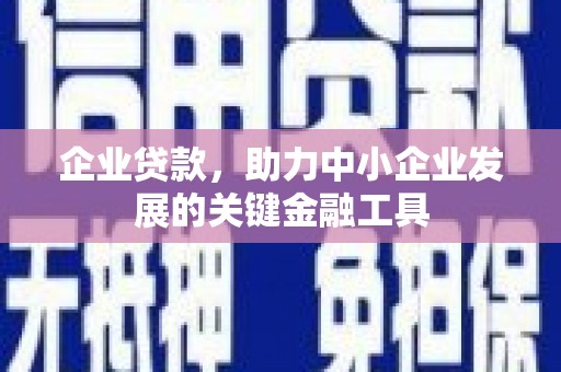 来宾企业贷款，助力中小企业发展的关键金融工具