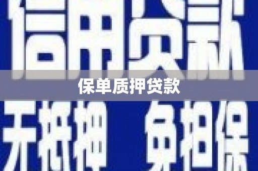 来宾保单质押贷款