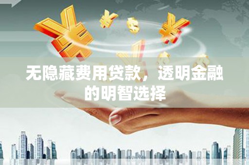 来宾无隐藏费用贷款，透明金融的明智选择