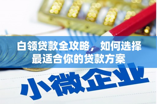 来宾白领贷款全攻略，如何选择最适合你的贷款方案